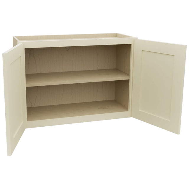 Fabuwood Galaxy Linen W3021 Wall Standard Cabinet, Open View