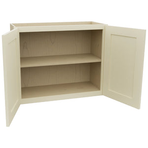 Fabuwood Galaxy Linen W3024 Wall Standard Cabinet, Open View