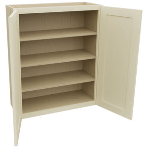Fabuwood Galaxy Linen W3036 Wall Standard Cabinet, Open View