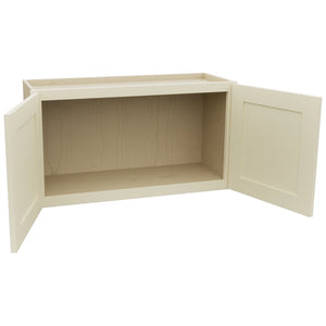 Fabuwood Galaxy Linen W3318 Wall Standard Cabinet, Open View