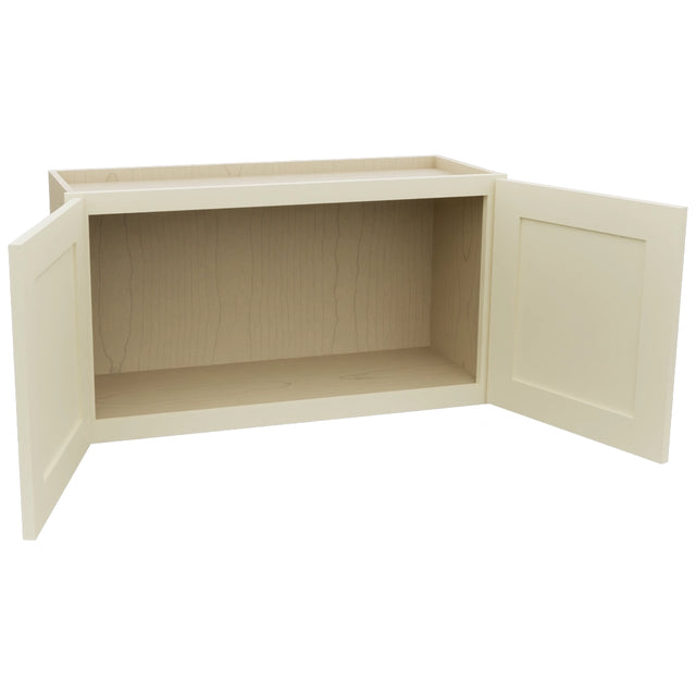 Fabuwood Galaxy Linen W3318 Wall Standard Cabinet, Open View