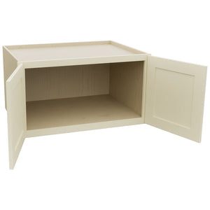 Fabuwood Galaxy Linen W331824 Wall Deep Cabinet, Open View