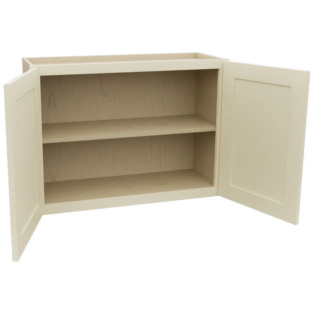 Fabuwood Galaxy Linen W3324 Wall Standard Cabinet, Open View