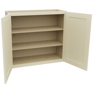 Fabuwood Galaxy Linen W3330 Wall Standard Cabinet, Open View