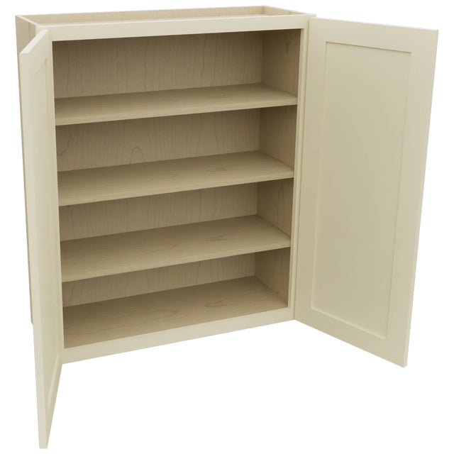 Fabuwood Galaxy Linen W3339 Wall Standard Cabinet, Open View