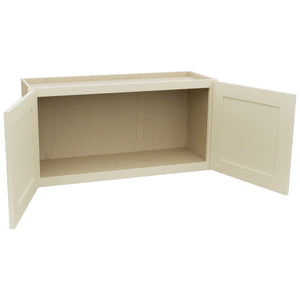 Fabuwood Galaxy Linen W3618 Wall Standard Cabinet, Open View