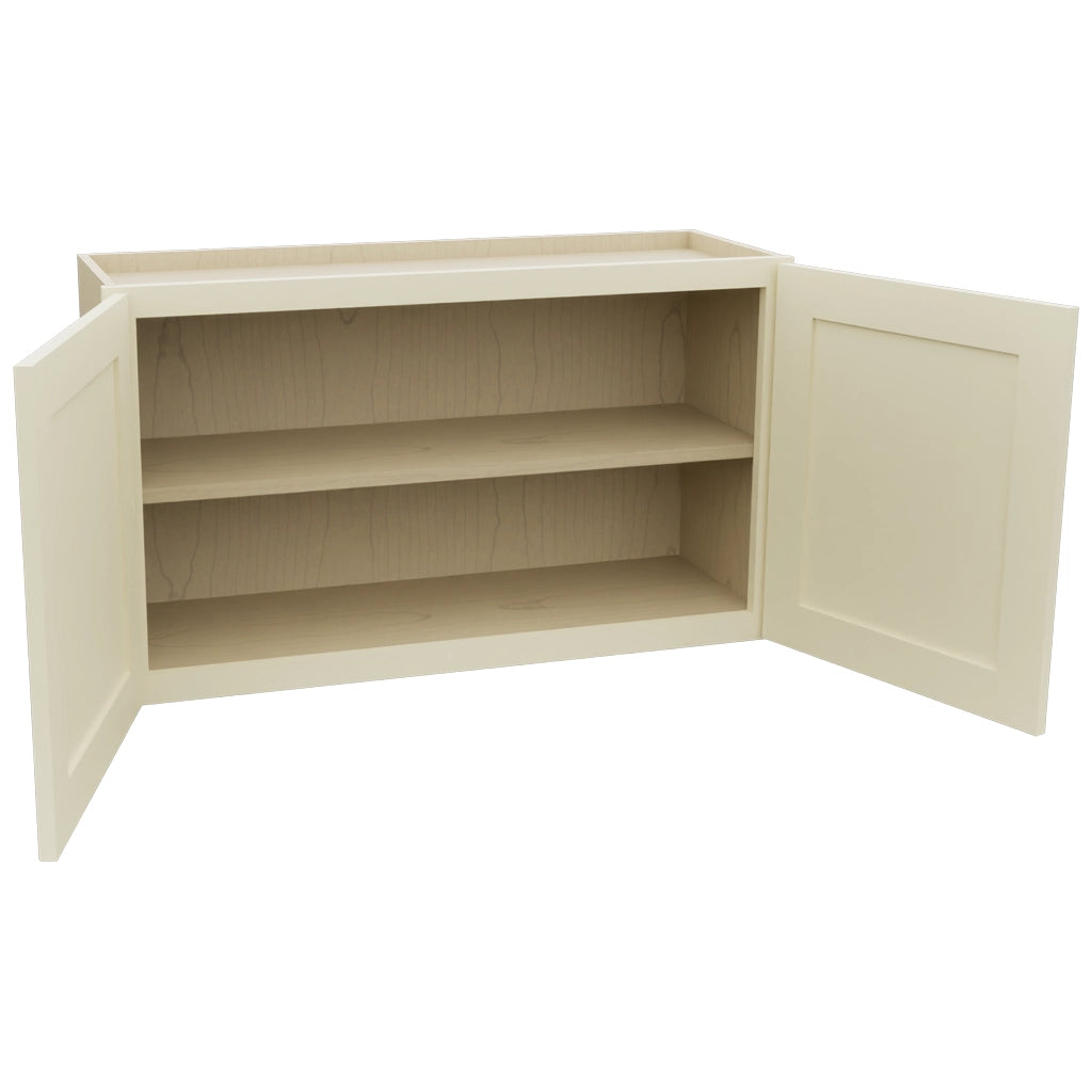 Fabuwood Galaxy Linen W3621 Wall Standard Cabinet, Open View