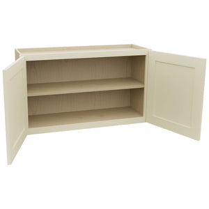 Fabuwood Galaxy Linen W3621 Wall Standard Cabinet, Open View