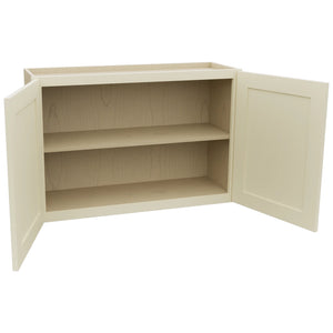 Fabuwood Galaxy Linen W3624 Wall Standard Cabinet, Open View