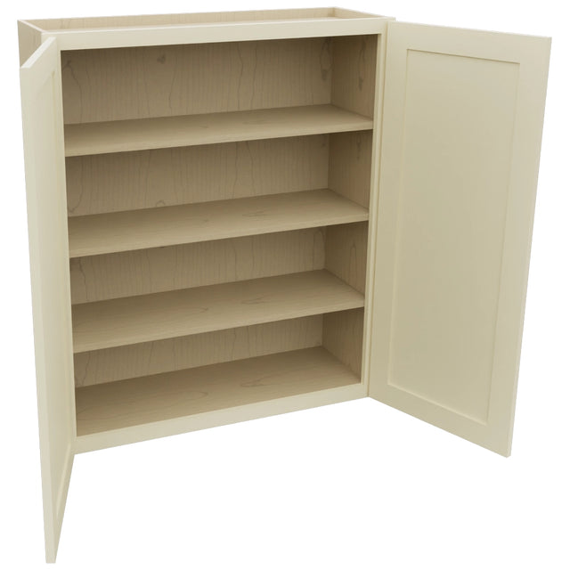 Fabuwood Galaxy Linen W3642 Wall Standard Cabinet, Open View