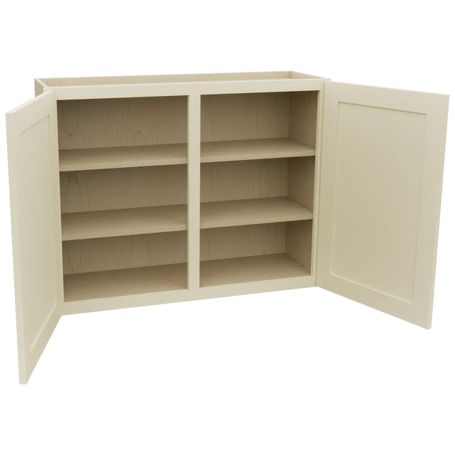 Fabuwood Galaxy Linen W3930 Wall Standard Cabinet, Open View