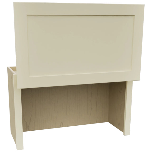 Fabuwood Galaxy Linen WAC3018 Wall Appliance Cabinet, Open View