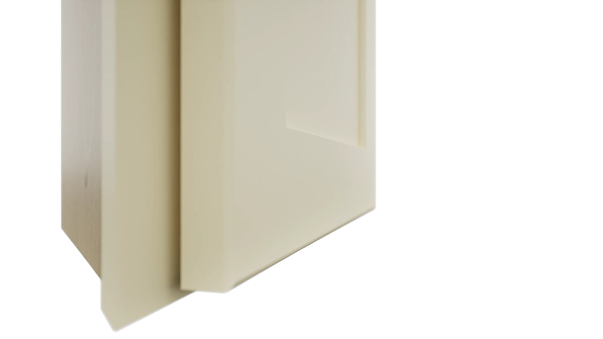 Fabuwood Galaxy Linen WAE1239 Wall Angle End Cabinet, Detail View