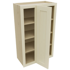 Fabuwood Galaxy Linen WBC2439 Wall Corner Blind Cabinet, Open View