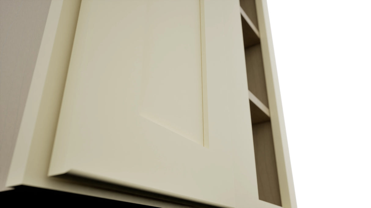 Fabuwood Galaxy Linen WBC2439 Wall Corner Blind Cabinet, Detail View