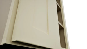 Fabuwood Galaxy Linen WBC2439 Wall Corner Blind Cabinet, Detail View