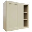Fabuwood Galaxy Linen WBC3030 Wall Corner Blind Cabinet, Front View