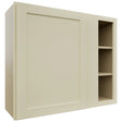 Fabuwood Galaxy Linen WBC3630 Wall Corner Blind Cabinet, Front View