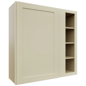 Fabuwood Galaxy Linen WBC3636 Wall Corner Blind Cabinet, Front View