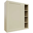 Fabuwood Galaxy Linen WBC3639 Wall Corner Blind Cabinet, Front View