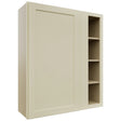 Fabuwood Galaxy Linen WBC3642 Wall Corner Blind Cabinet, Front View