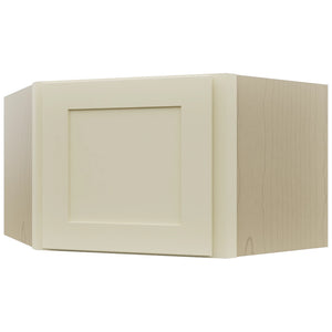 Fabuwood Galaxy Linen WDC2415 Wall Corner Diagonal Cabinet, Front View