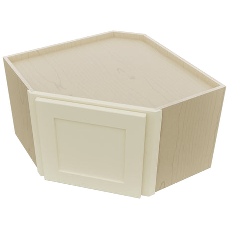 Fabuwood Galaxy Linen WDC2415 Wall Corner Diagonal Cabinet, Top View
