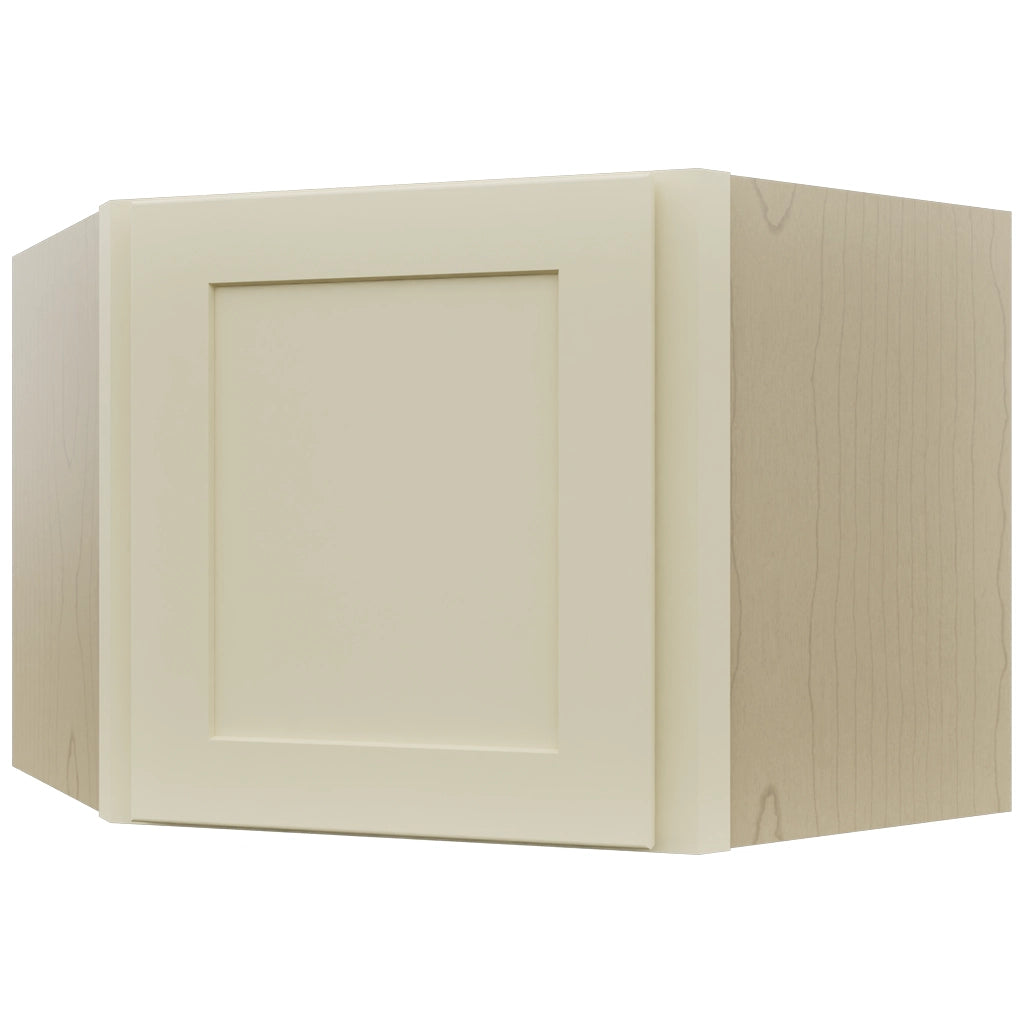 Fabuwood Galaxy Linen WDC2418 Wall Corner Diagonal Cabinet, Front View