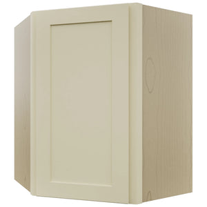 Fabuwood Galaxy Linen WDC2430 Wall Corner Diagonal Cabinet, Front View