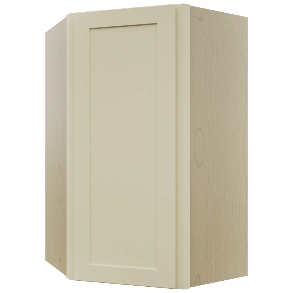 Fabuwood Galaxy Linen WDC2439 Wall Corner Diagonal Cabinet, Front View