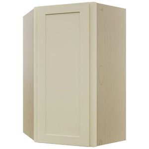 Fabuwood Galaxy Linen WDC2439 Wall Corner Diagonal Cabinet, Front View