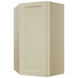 Fabuwood Galaxy Linen WDC2442 Wall Corner Diagonal Cabinet, Front View