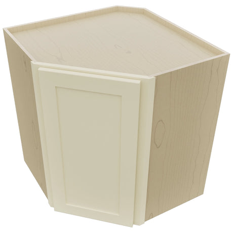 Fabuwood Galaxy Linen WDC2730 Wall Corner Diagonal Cabinet, Top View