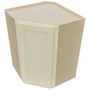 Fabuwood Galaxy Linen WDC2736 Wall Corner Diagonal Cabinet, Top View