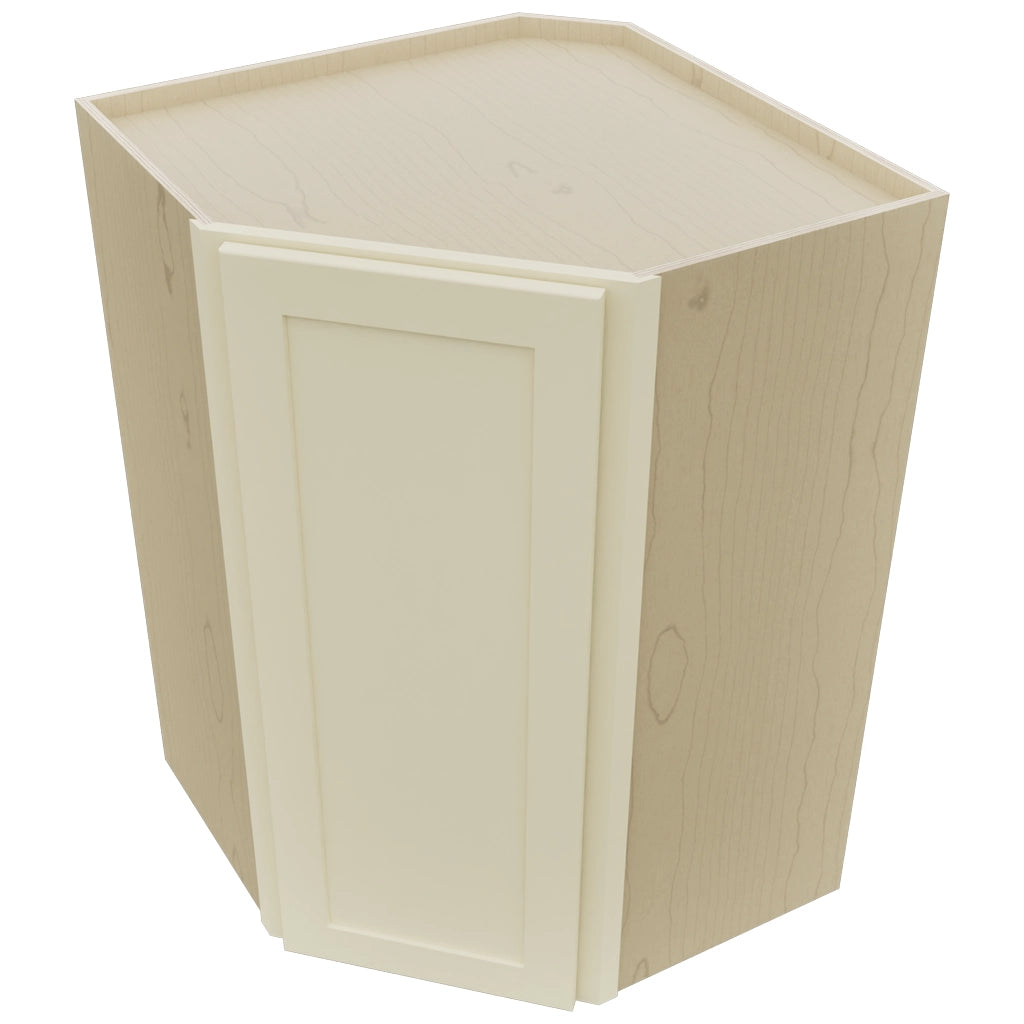Fabuwood Galaxy Linen WDC2739 Wall Corner Diagonal Cabinet, Top View