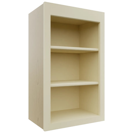 Fabuwood Galaxy Linen WOS1830 Wall Open Shelf, Front View