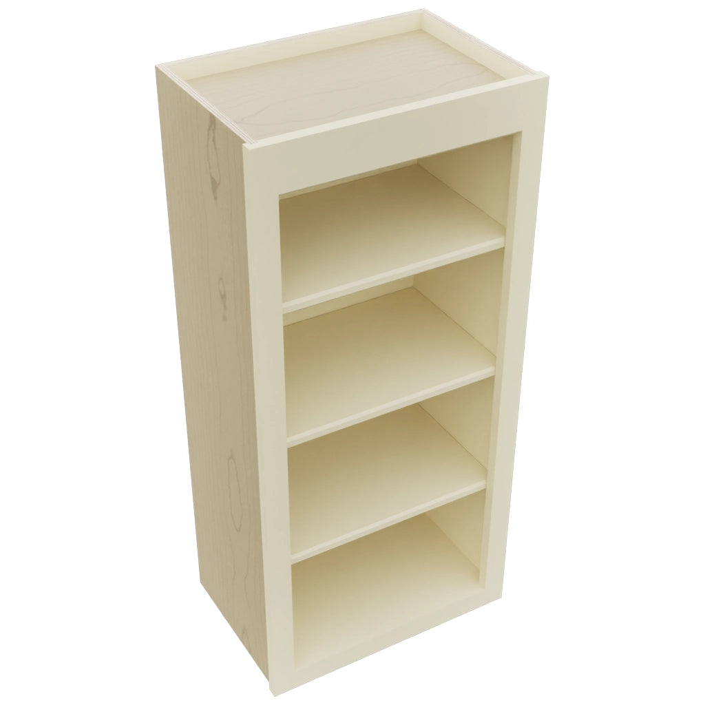 Fabuwood Galaxy Linen WOS1839 Wall Open Shelf, Top View