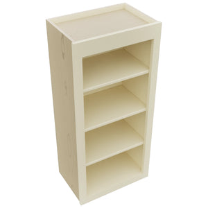 Fabuwood Galaxy Linen WOS1839 Wall Open Shelf, Top View