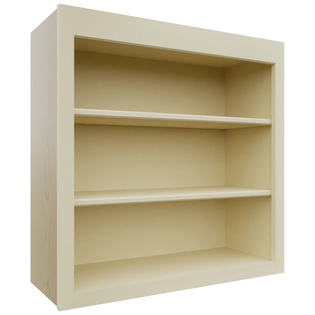 Fabuwood Galaxy Linen WOS3030 Wall Open Shelf, Front View