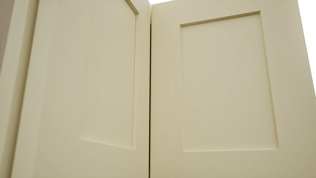 Fabuwood Galaxy Linen WPC2415 Wall Corner Pie Cabinet, Detail View