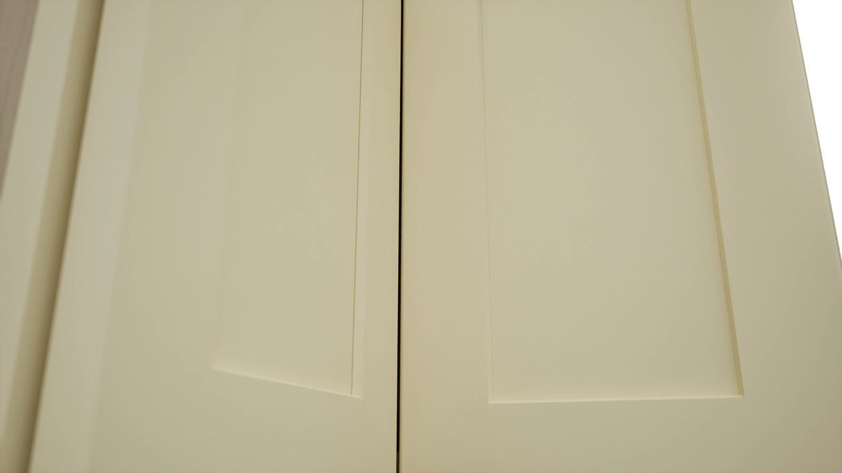 Fabuwood Galaxy Linen WPC2418 Wall Corner Pie Cabinet, Detail View