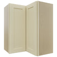 Fabuwood Galaxy Linen WPC2430 Wall Corner Pie Cabinet, Front View