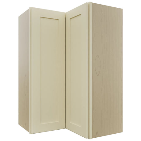 Fabuwood Galaxy Linen WPC2436 Wall Corner Pie Cabinet, Front View
