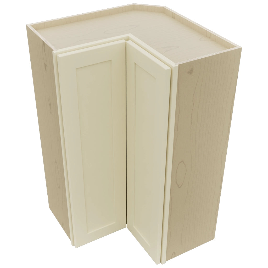 Fabuwood Galaxy Linen WPC2439 Wall Corner Pie Cabinet, Top View