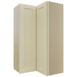 Fabuwood Galaxy Linen WPC2442 Wall Corner Pie Cabinet, Front View
