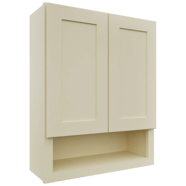 Fabuwood Galaxy Linen WVS2430 Vanity Wall Storage, Front View