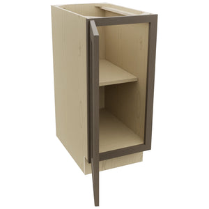Fabuwood Galaxy Mocha B15FD Base Full Door Cabinet, Open View