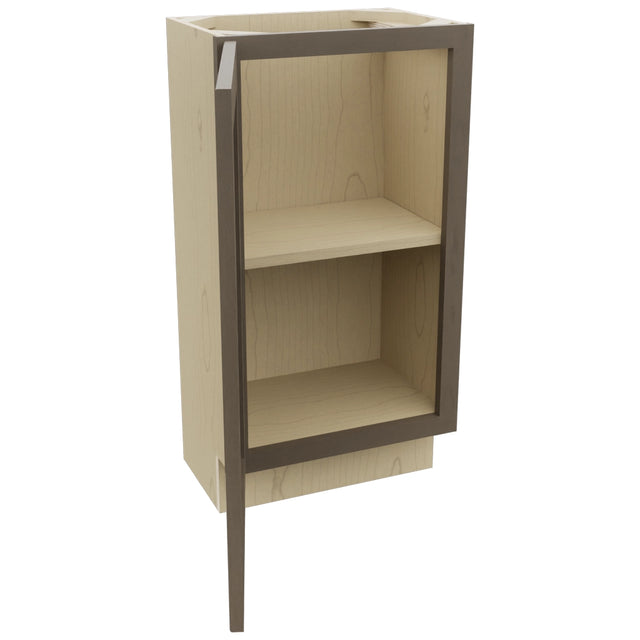 Fabuwood Galaxy Mocha B18FD-12D Base Full Door Cabinet, Open View