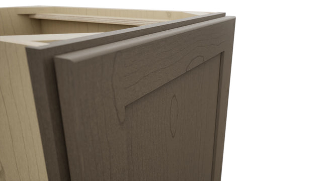 Fabuwood Galaxy Mocha B18FD Base Full Door Cabinet, Detail View