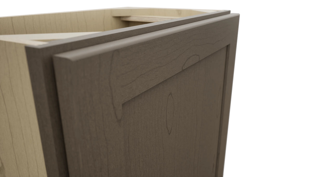 Fabuwood Galaxy Mocha B21FD-12D Base Full Door Cabinet, Detail View